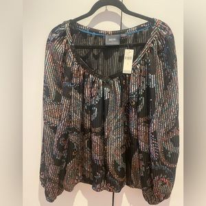 Woman's size M blouse/top by Maeve for Anthropologie.  New with tags